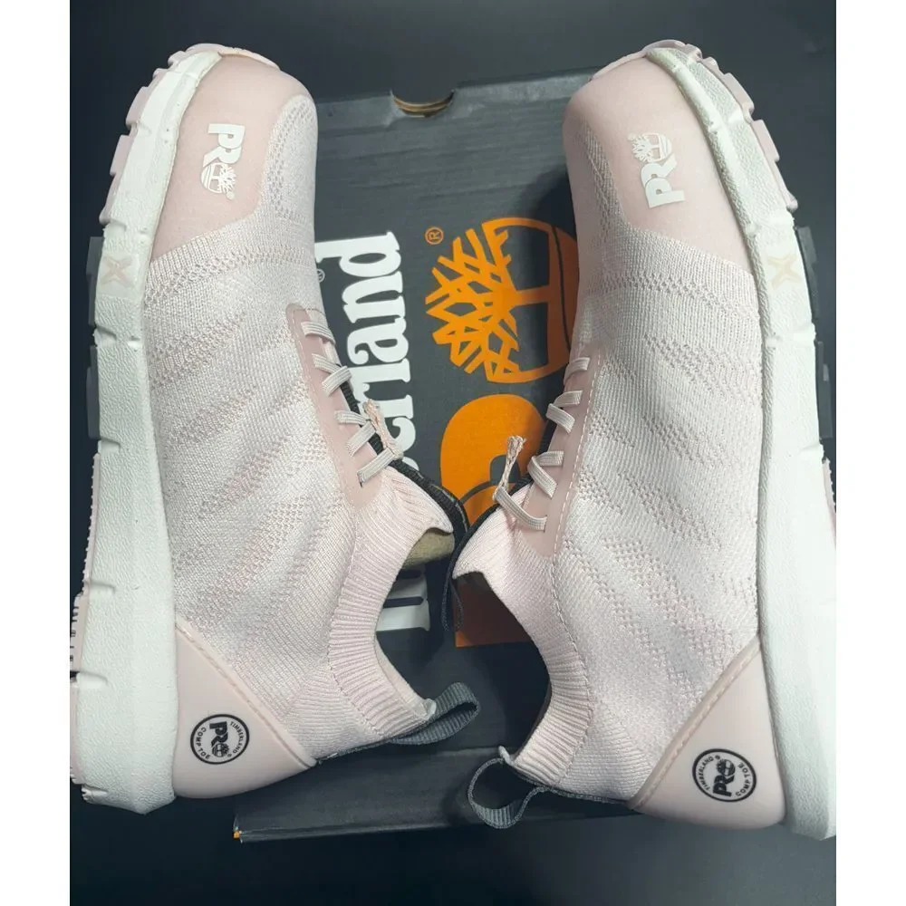 Timberland‎ Pro NIB Womens Radius Knit Composite Safety Toe Pink Size 8 MSRP$134